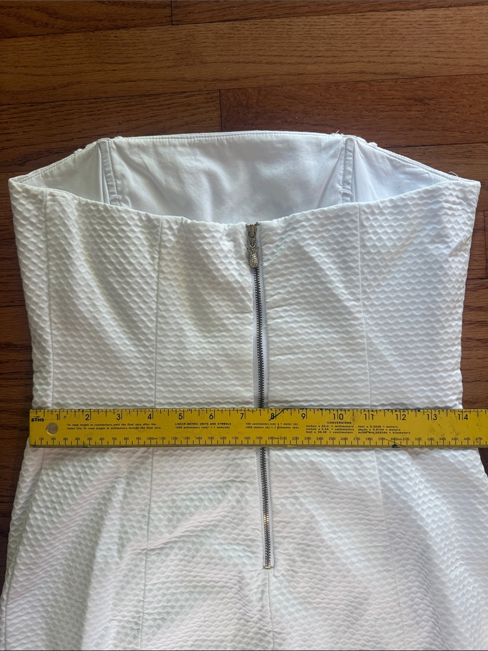 Lilly Pulitzer white strapless dress size XS - Picture 9 of 12